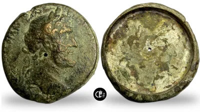 Alexandria. Antoninus Pius. Unusual Incuse Reverse