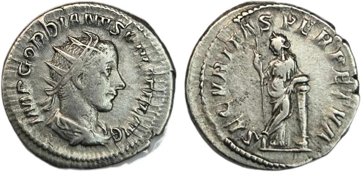 Gordian III Silver Antoninianus – RIC IV #153 – “Perpetual Security”
