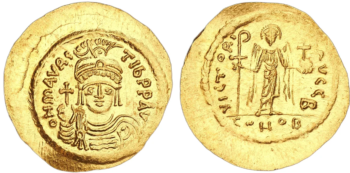 Maurice Tiberius, 582-602. AV Solidus, Constantinople