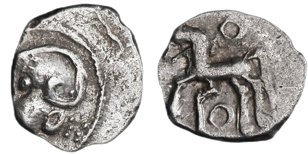 Gaul, Sequani. AR Denarius. Circa 27 BC–AD 14.