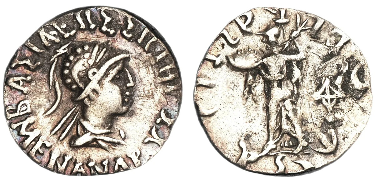 Menander I, 155-130 BC, Drachm