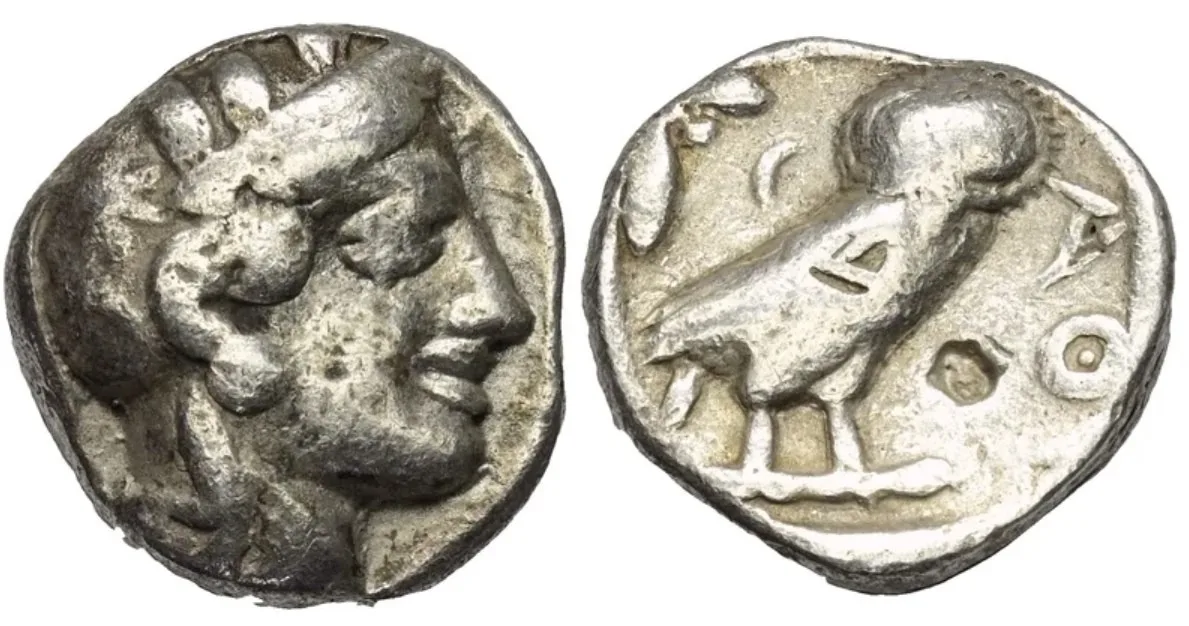 ATTICA. Athens. Circa 454-404 BC. Silver Tetradrachm