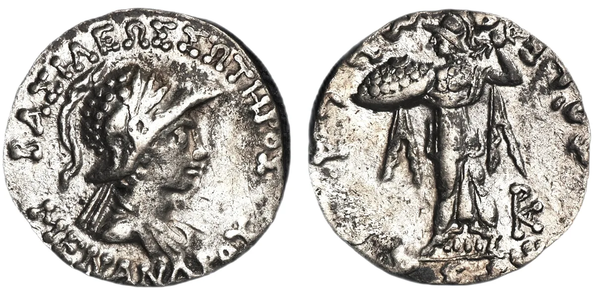 Menander I, 155-130 BC, Drachm