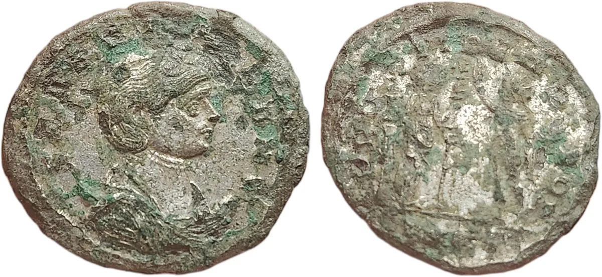 Severina Augusta with silvering!