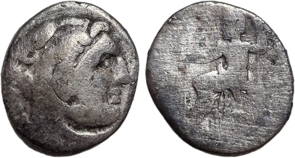 Alexander III AR Tetradrachm, Herakles/Zeus, c. 323–280 BC