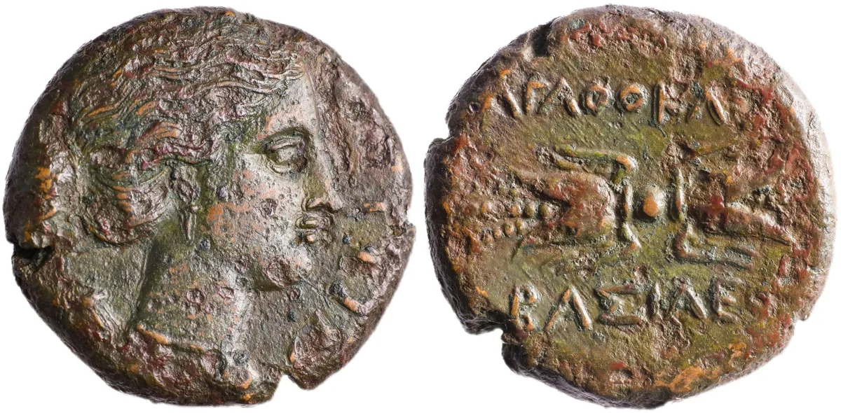 Syracuse, Agathocles, 295-281 BC.