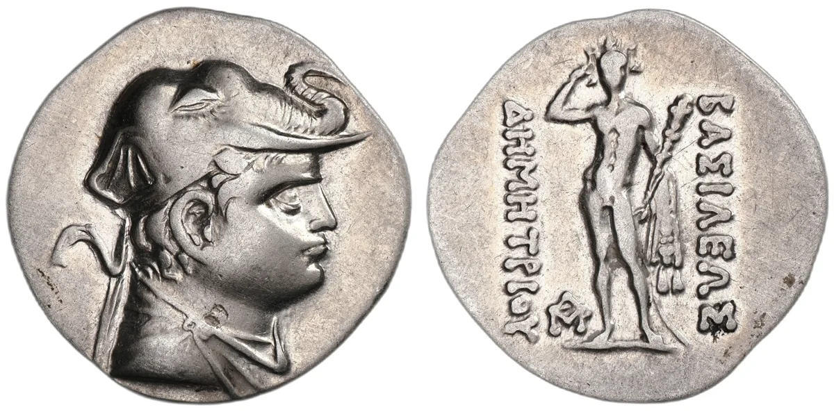 Demetrios I Aniketos, c.200-185 BC, AR Drachm