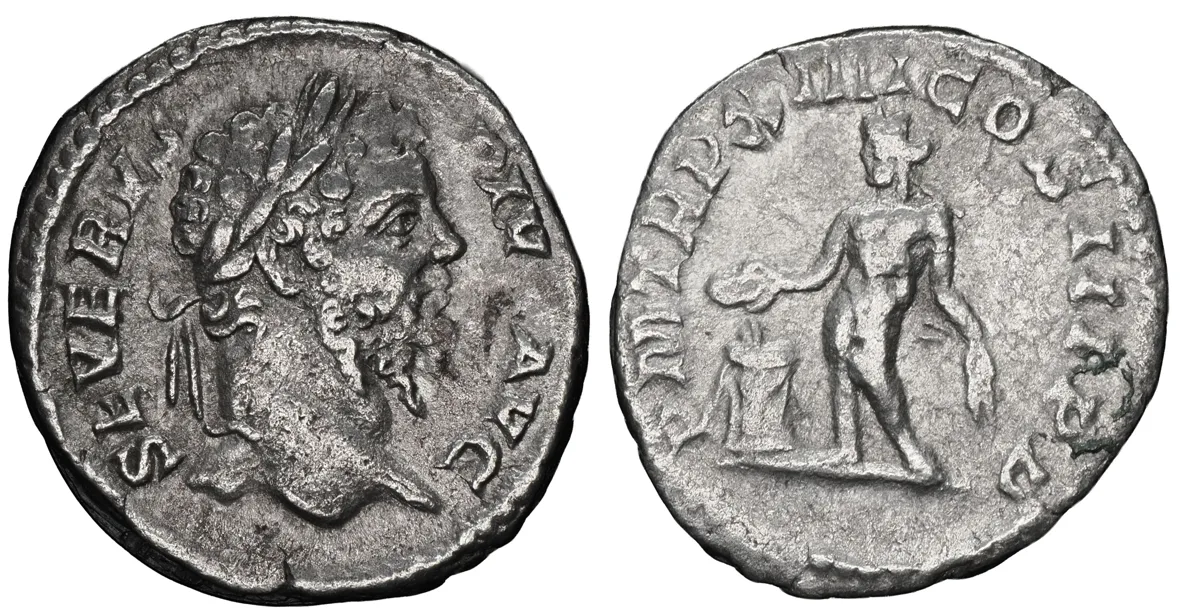 SEPTIMIUS SEVERUS, AD 193-211. AR Denarius