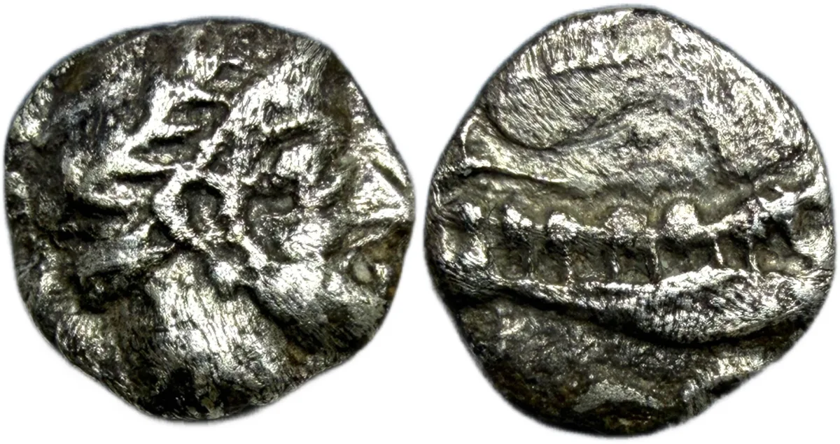PHOENICIA, Arados. AR Obol. Circa 400-350 BC
