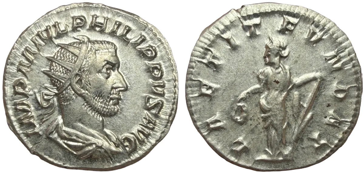 Philip I the Arab. AD 244-249. AR Antoninianus.
