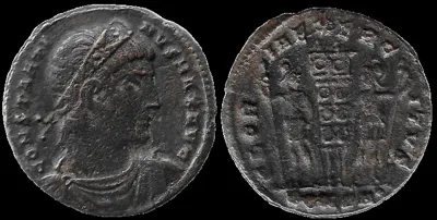 Constantine I 330-335 AD, AE 18mm 1.97gm follis. Constantinople