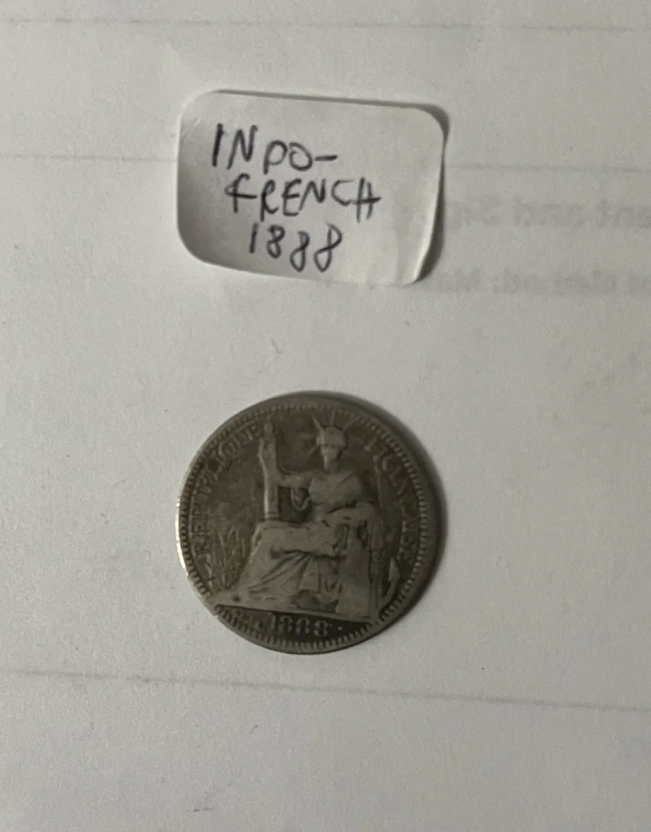 French indo China 10 cent 1888