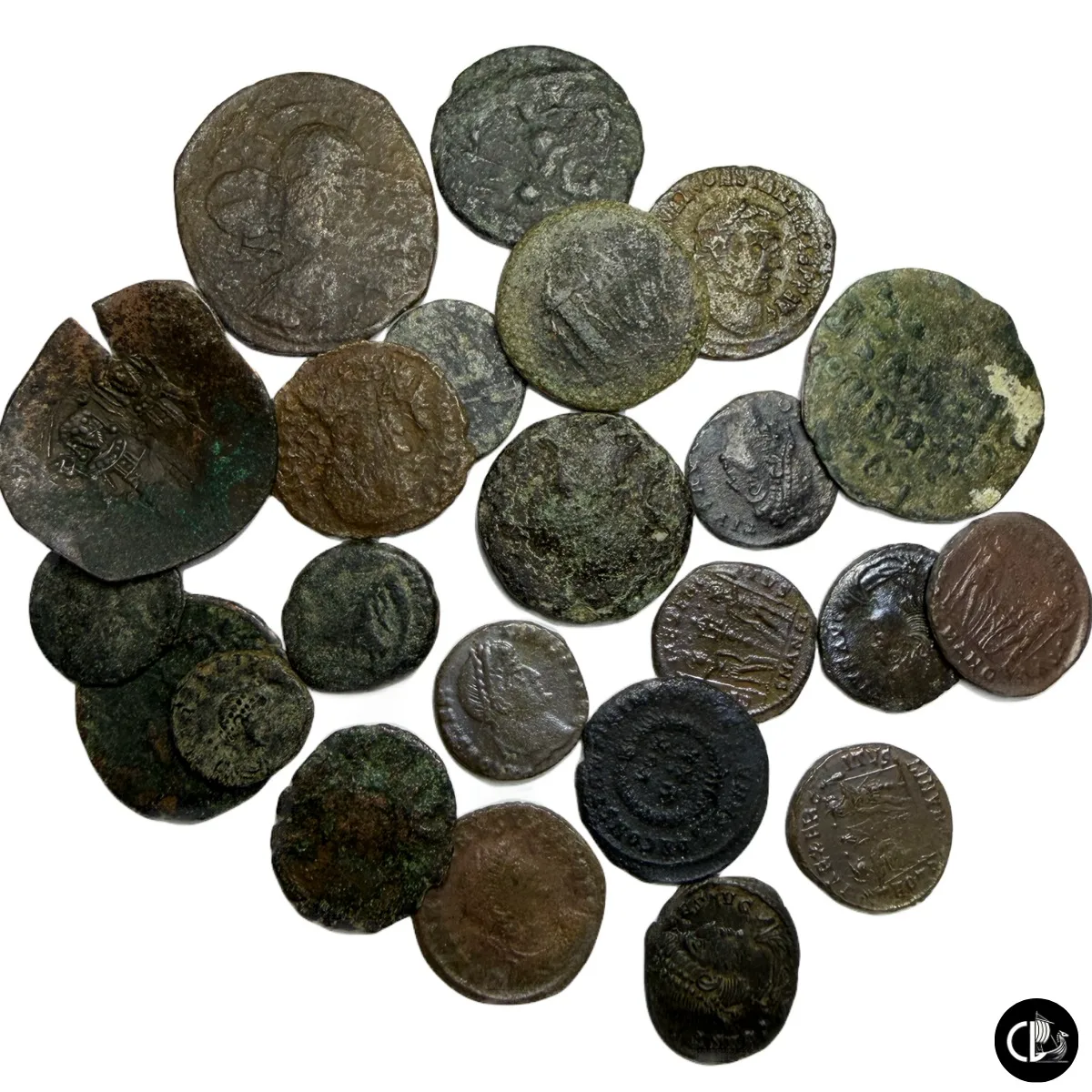 Lot Consisting of 23 Ancient Coins — Sold as is, with no returns.