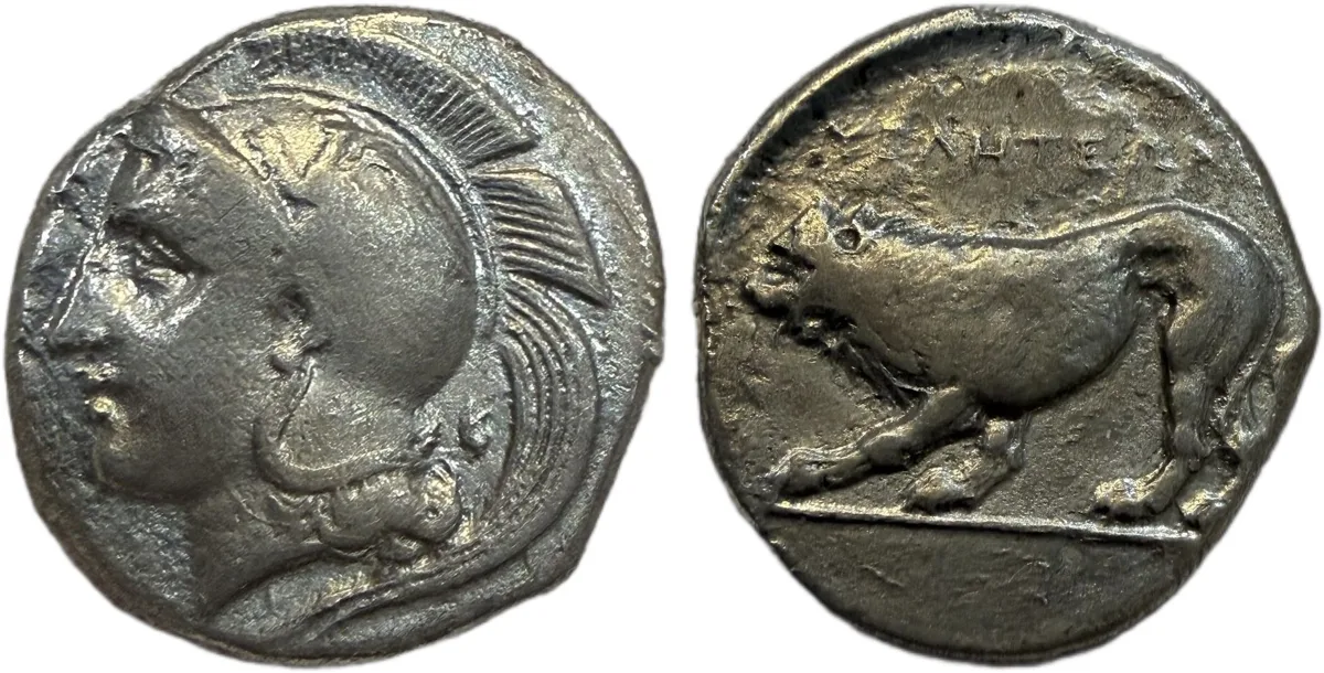 Lucania. Velia. Nomos. Circa 400-340 BC