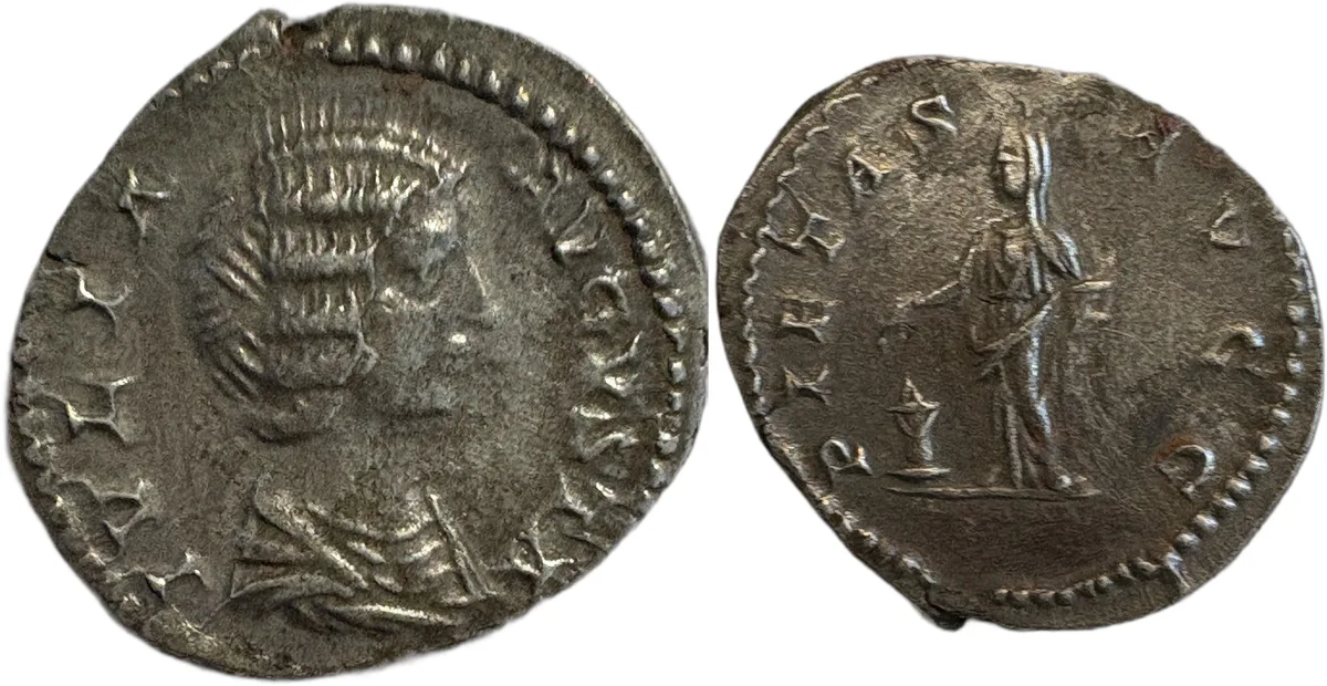Julia Domna Denarius Pietas AVGG