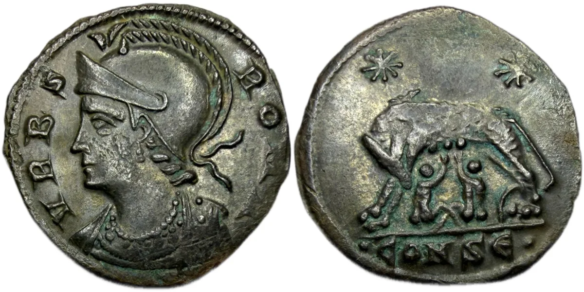 Commemorative Series, Follis, Constantinopolis, under Constantine I, AD 333-335
