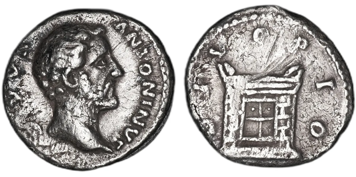 Antoninus Pius, denarius, silver, reign 138-161, minted posthumously under