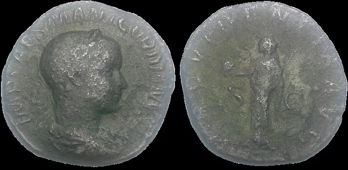 Roman: Gordian III 238-244 AD (Struck 238-239 AD) AE 29.7mm 16.47gm Sestertius. Rome Mint