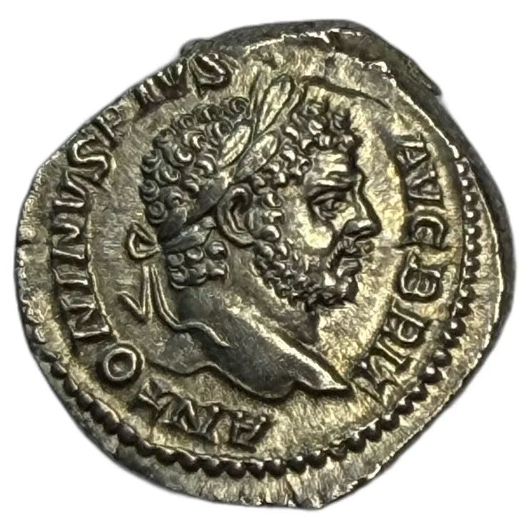 Caracalla (AD 211-217), AR Denarius, Rome, 213 AD – Serapis