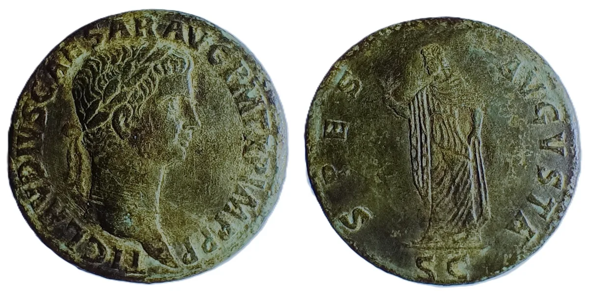 Claudius, 41-54. Sestertius (Orichalcum, 35.23 mm, 25.78 g), Rome, circa 50-54