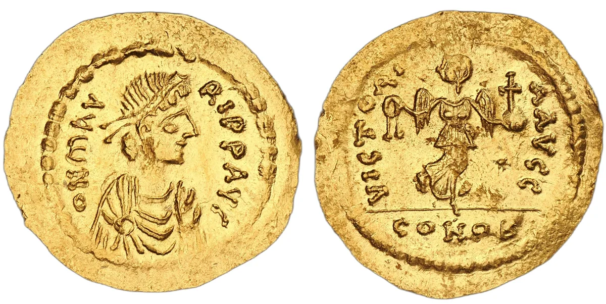 Maurice Tiberius, 582-602. Semissis, Constantinople.