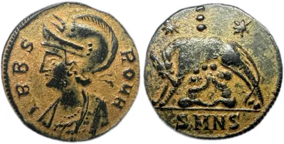 Constantine I. AE Follis. Nicomedia mint. AD 330-335