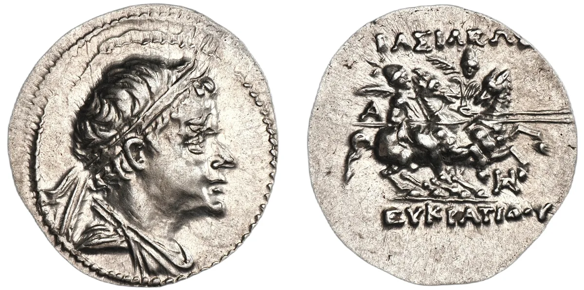 Eucratides, 171-145 BC, drachm