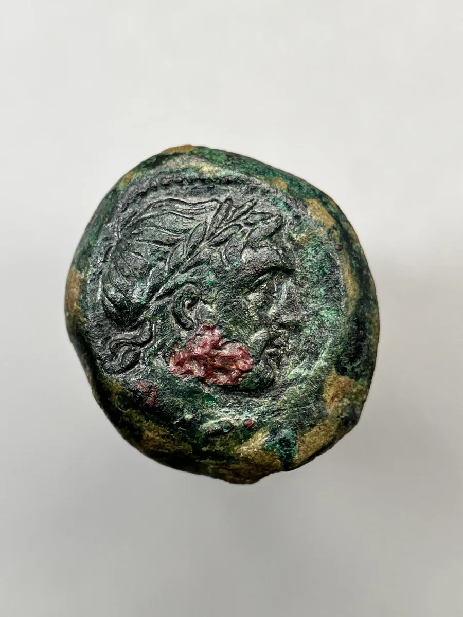 Greco-Bactrian Diodotos I AE fraction, 235-225 B.C, 4.00g, Rare