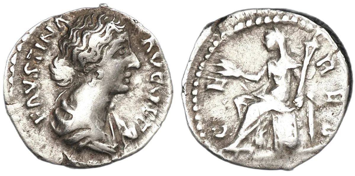 Faustina II, 161-175, Denarius