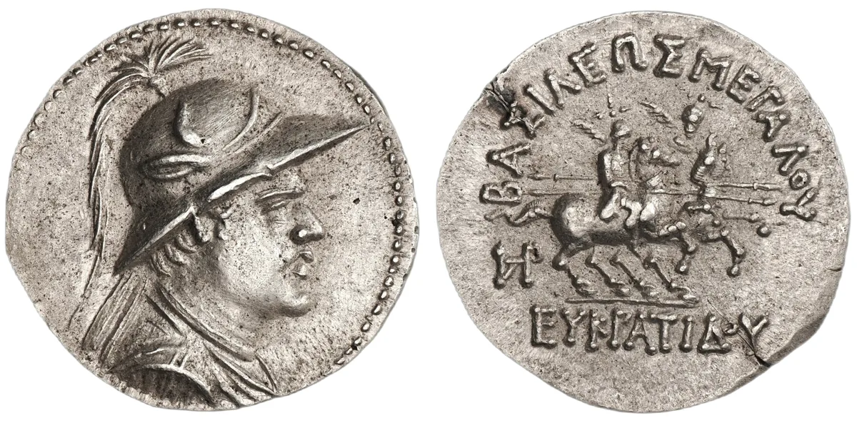 Eucratides, 171-145 BC, drachm