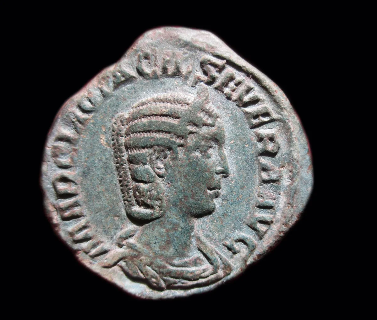 Otacilia Severa. (AD 244-249.)Æ Sestertius ** PIETAS ** Rome mint **20,3gr