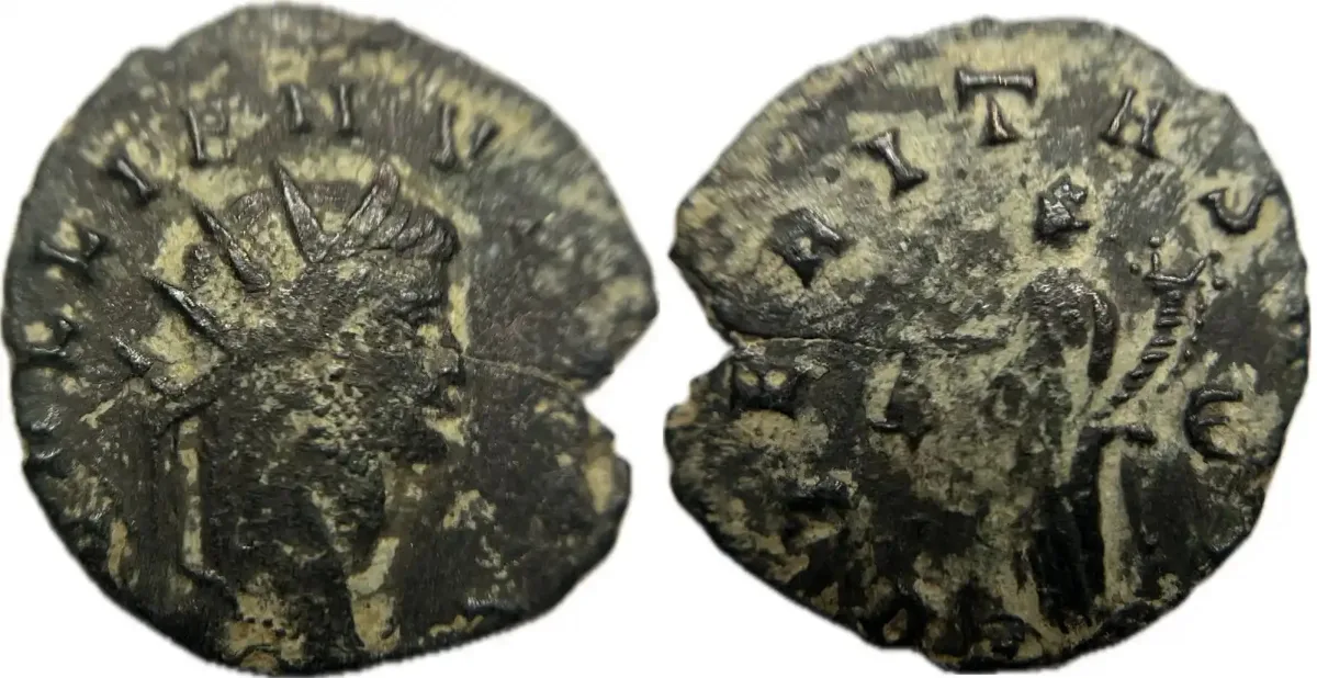 Gallienus AE Antoninianus | Rv. VBERITAS | Siscia Mint | 18mm, 1.7g