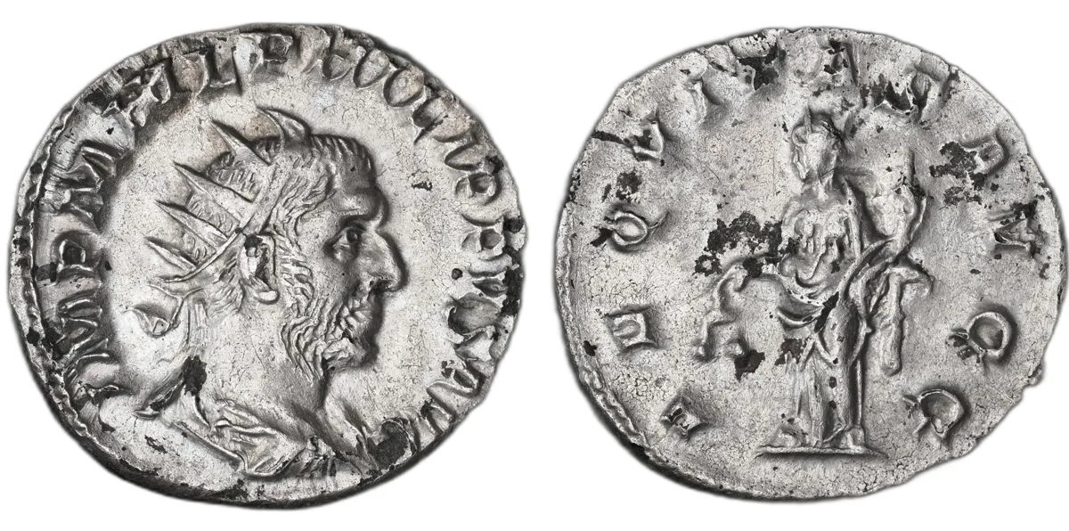 Philip I, Antoninianus, silver, reign 244-249 CE, minted 244-249 CE