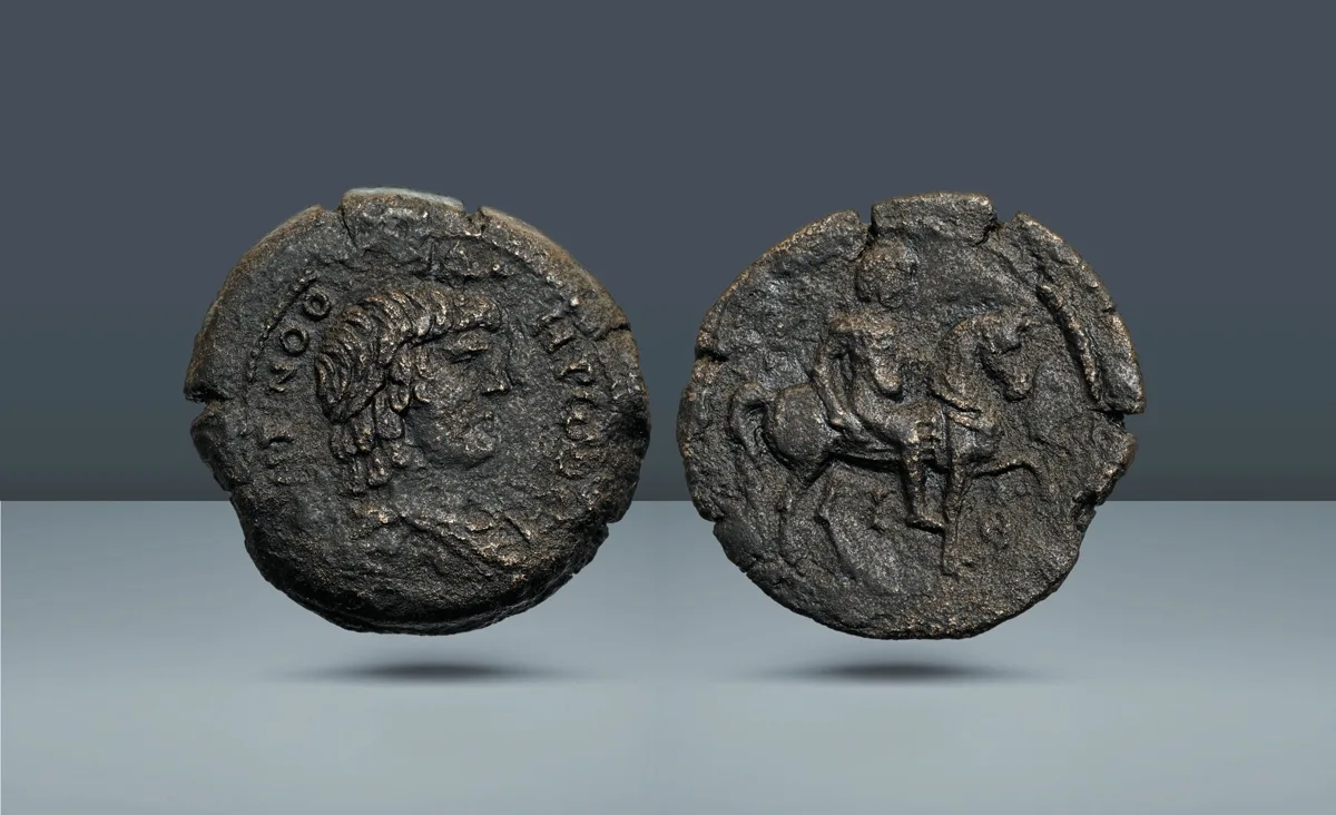 Roman Empire, Egypt. Antinous - Under Hadrian, c. 117-138 AD  Alexandria  c. 134-135 (year 19) AD
