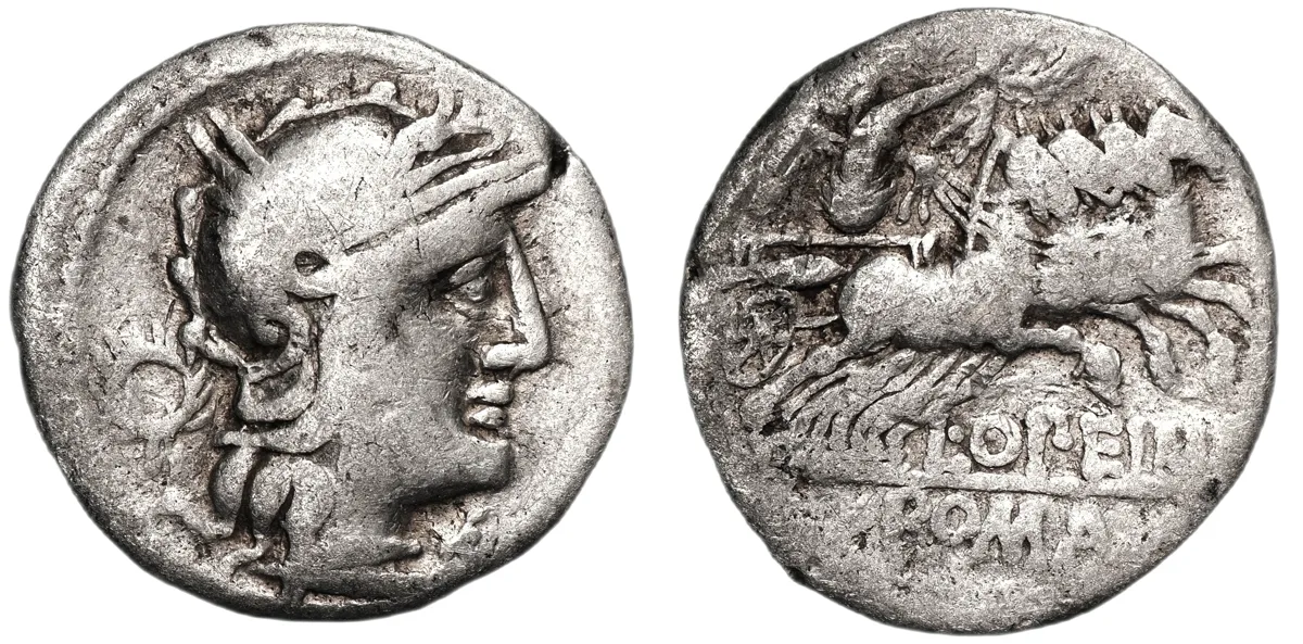 L. Opeimius, 131 BC, Denarius