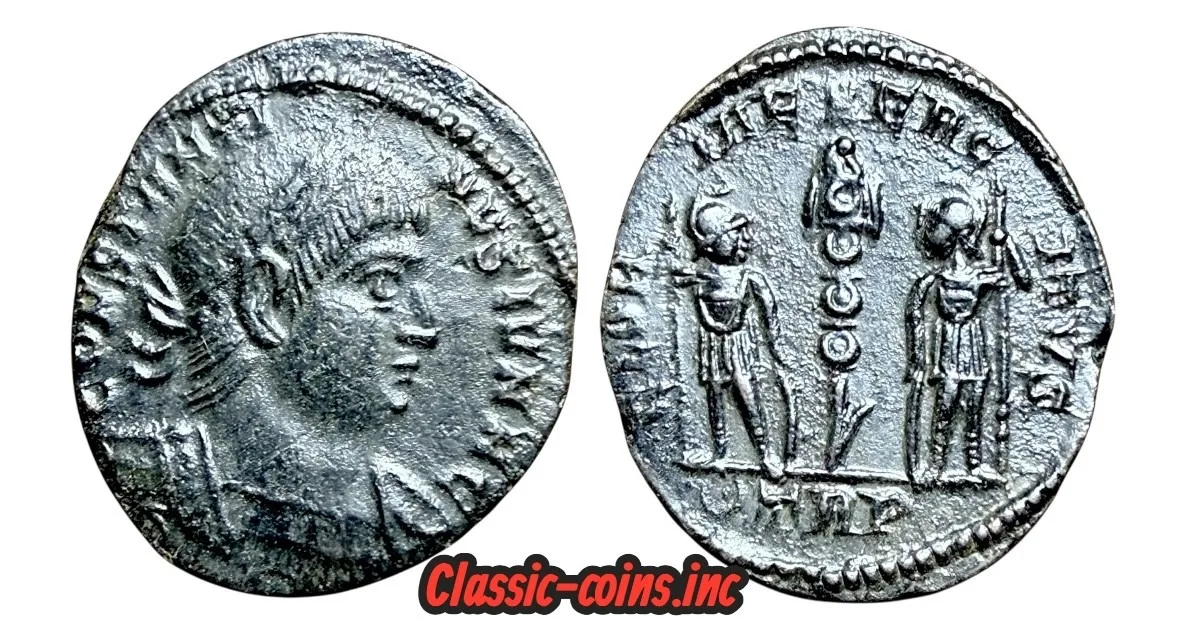 Constantius II (as Caesar), 324-337 AD. Æ Follis