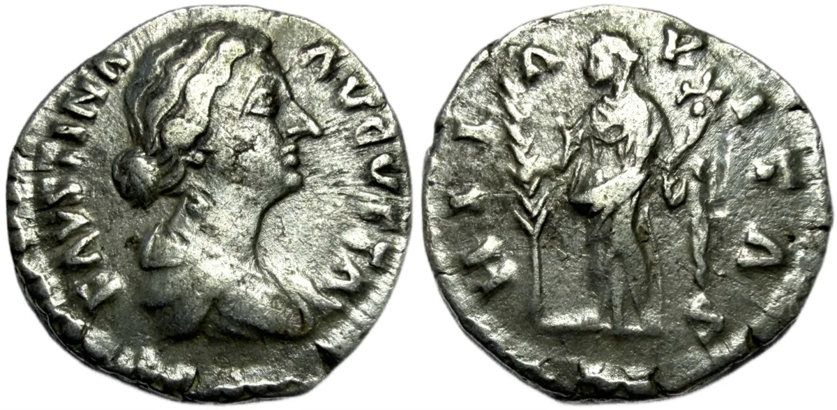 Faustina Junior, Denarius, Rome, circa 161-164 AD