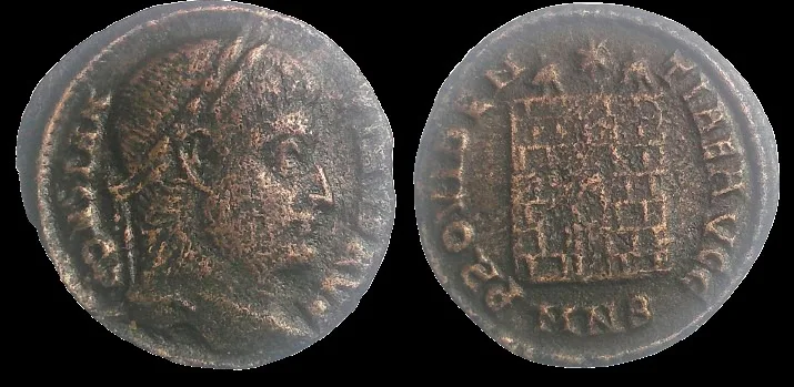Roman Constantine The Great (Struck 325–326 AD) AE 19mm 2.52gm Follis