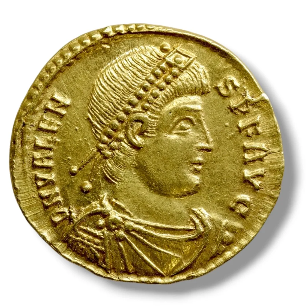 Valens, 364-378. Solidus (Gold, 21 mm, 4.39 g, 11 h), Arelate,