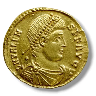 Valens, 364-378. Solidus (Gold, 21 mm, 4.39 g, 11 h), Arelate,
