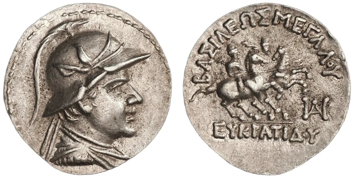 Eucratides, 171-145 BC, drachm