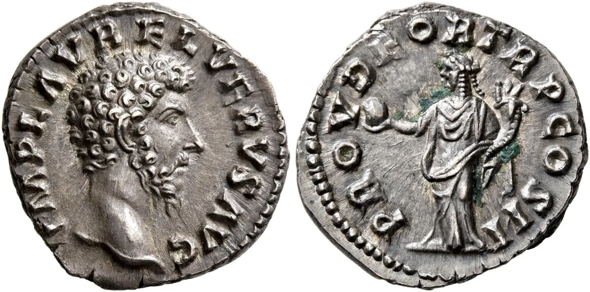 Lucius Verus, AD 161-169. Silver denarius, Rome mint, AD 161-162