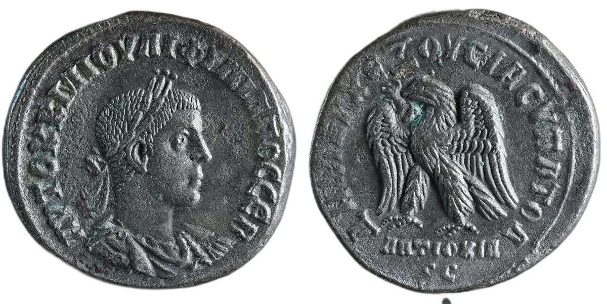 Philip II, as Emperor, 247-249, Tetradrachm