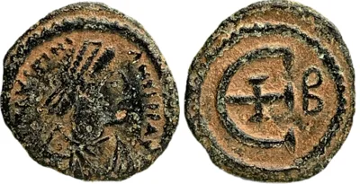 Justinian I - pentanummium- Antioch (Theoupolis) - SB 241