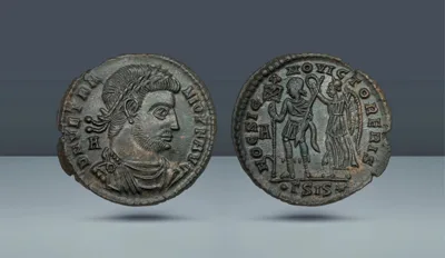 Roman Empire. Vetranio. Usurper in Moeisa Superior. 350 AD. Siscia (Sisak), Officina 3, c. Mar-Dec 350 AD