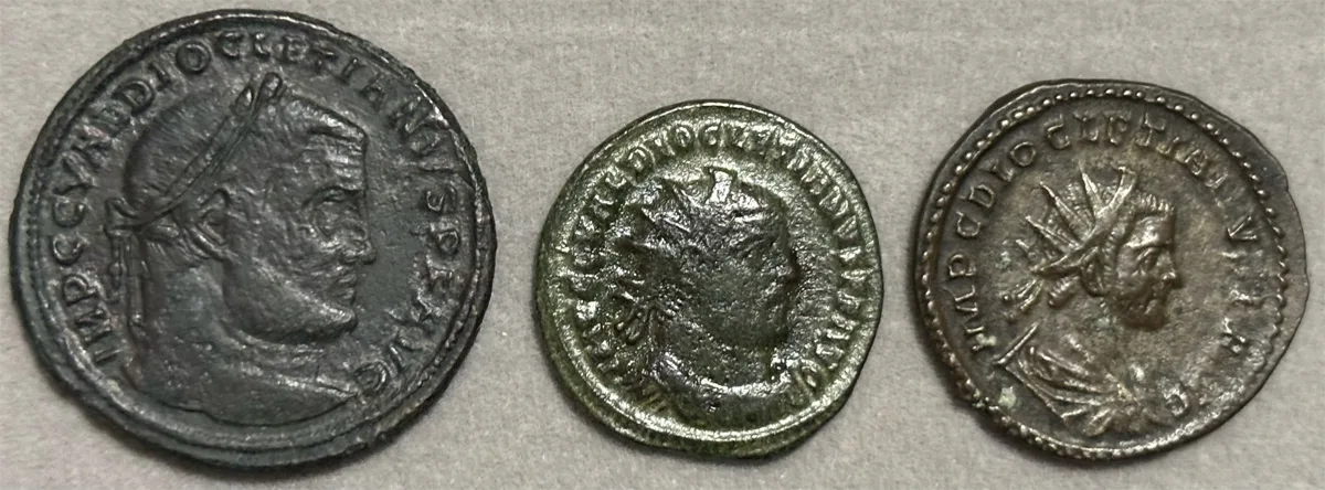 Lot of 3 Diocletian 284-305