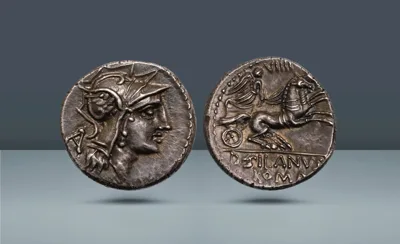 Roman Republic, Italy. D. Iunius Silanus L.f., Rome, c. 91 BC