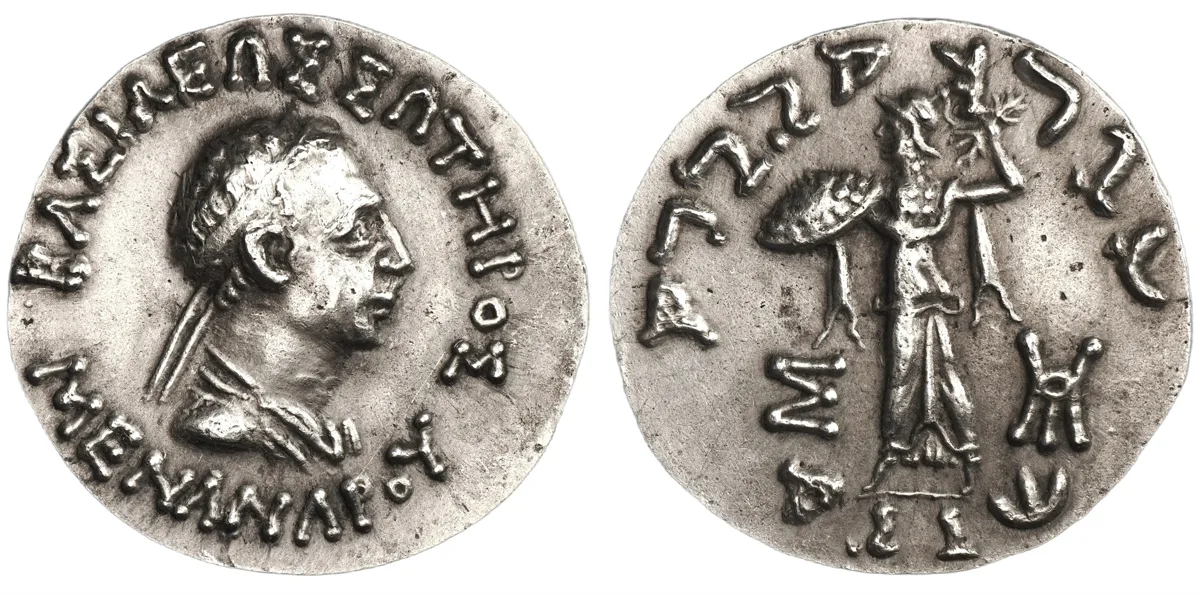 Menander I, 155-130 BC, Tetradrachm