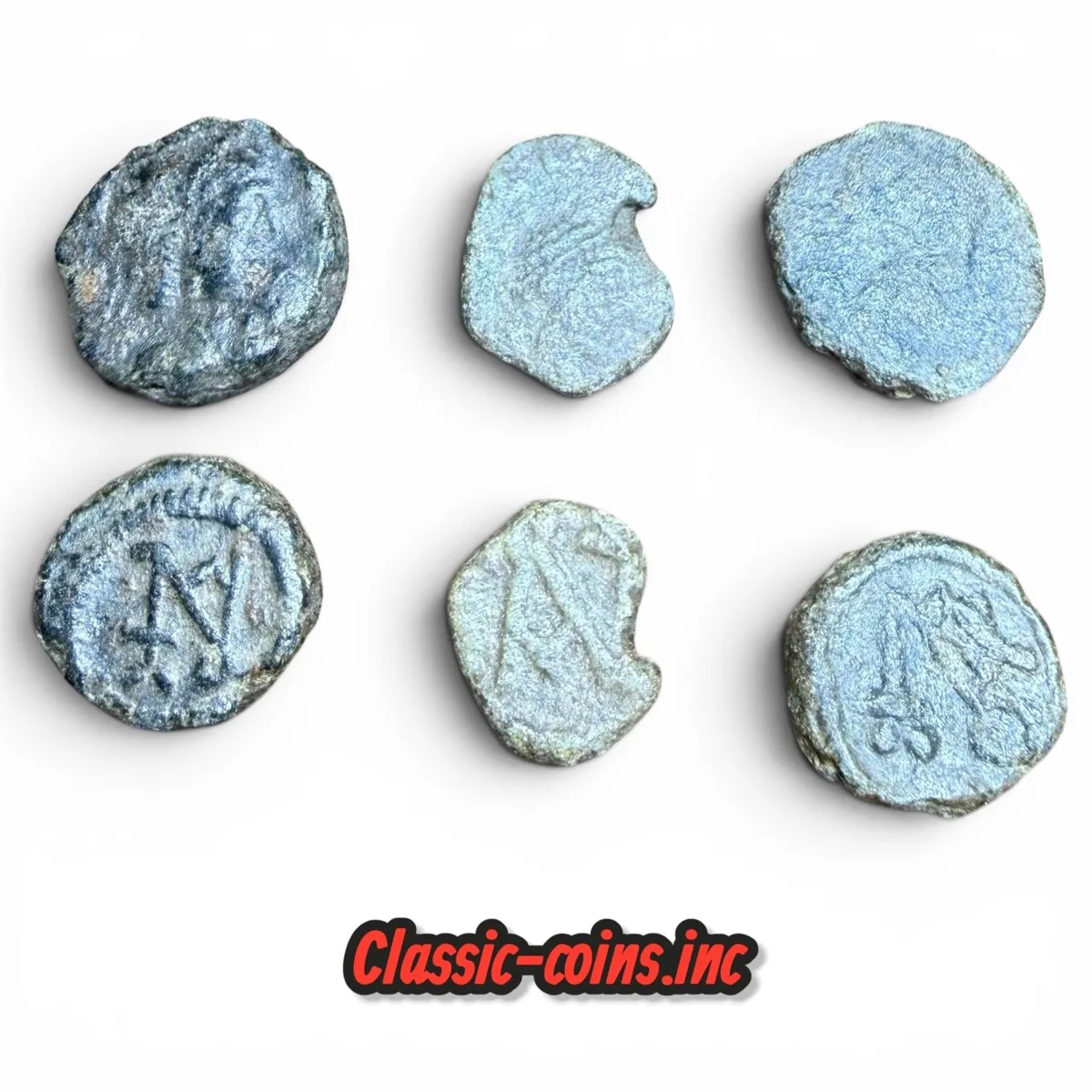 Lot of Three Byzantine AE Nummi of Anastasius I, 491-498 AD