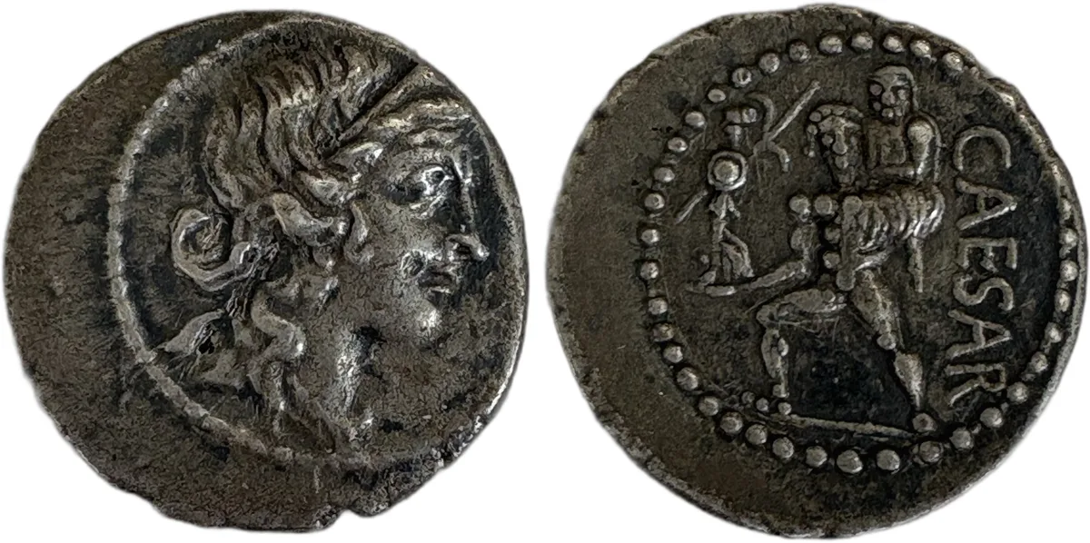 Julius Caesar AR Denarius